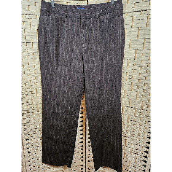 Dockers Pants - Dockers Womens Sz 14 Pin Striped Dress Pants Work Career Preppy